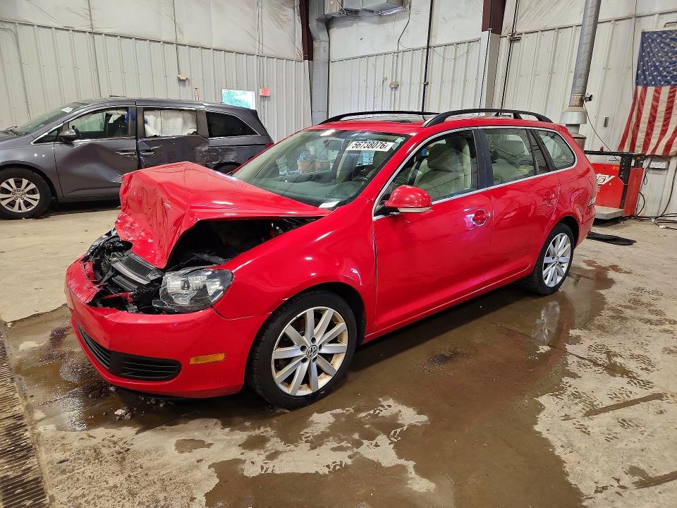 2014 Volkswagen Jetta VIN 3VWML7AJXEM624964 COPART salvage auction — FRONT END, Wi - Certificate Of Title, sold $1,050 on 2026-08-03 (photo 1)