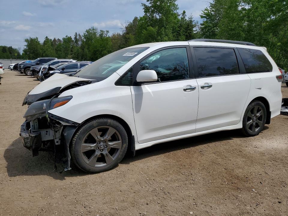2020 Toyota Sienna VIN 5TDXZ3DC7LS052284 — COPART salvage auction photo