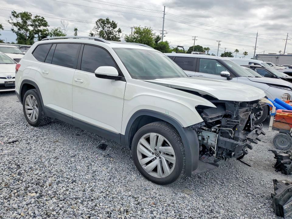 2021 Volkswagen Atlas VIN 1V2BR2CA0MC530972 COPART salvage auction — FRONT END, Fl - Certificate Of Destruction, sold $3,950 on 2026-07-10 (photo 4)