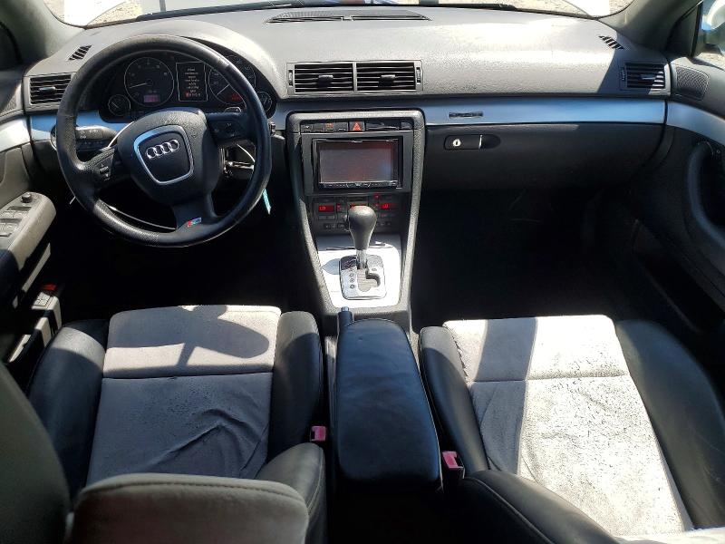 2005 Audi S4 VIN WAUGL78E95A544140 COPART salvage auction — FRONT END, Il - Dis/Dlr/Exp Only Clean Title (P), sold $375 on 2026-07-23 (photo 8)