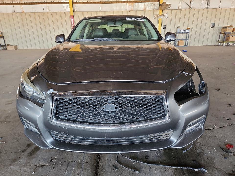 2017 Infiniti Q50 VIN JN1EV7AP0HM743924 COPART salvage auction — FRONT END, Az - Cert Of Title-Restored Salvage, sold $1,900 on 2026-07-06 (photo 5)