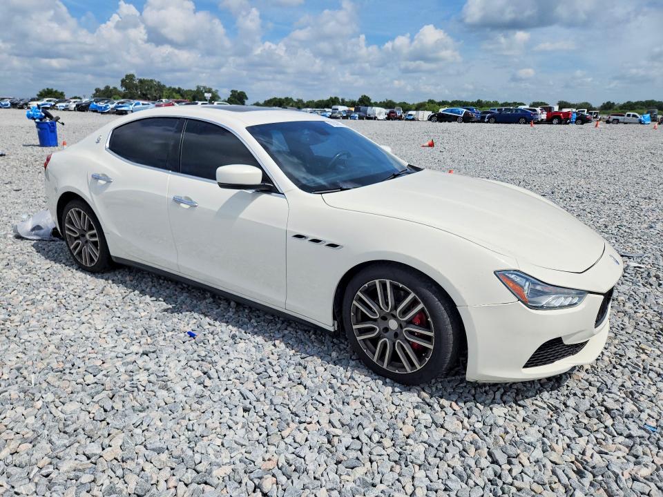 2015 Maserati Ghibli VIN ZAM57RTA1F1144469 COPART salvage auction — WATER/FLOOD, Fl - Cert Of Title-Slvg Rebld Flood, sold $25 on 2026-07-24 (photo 4)