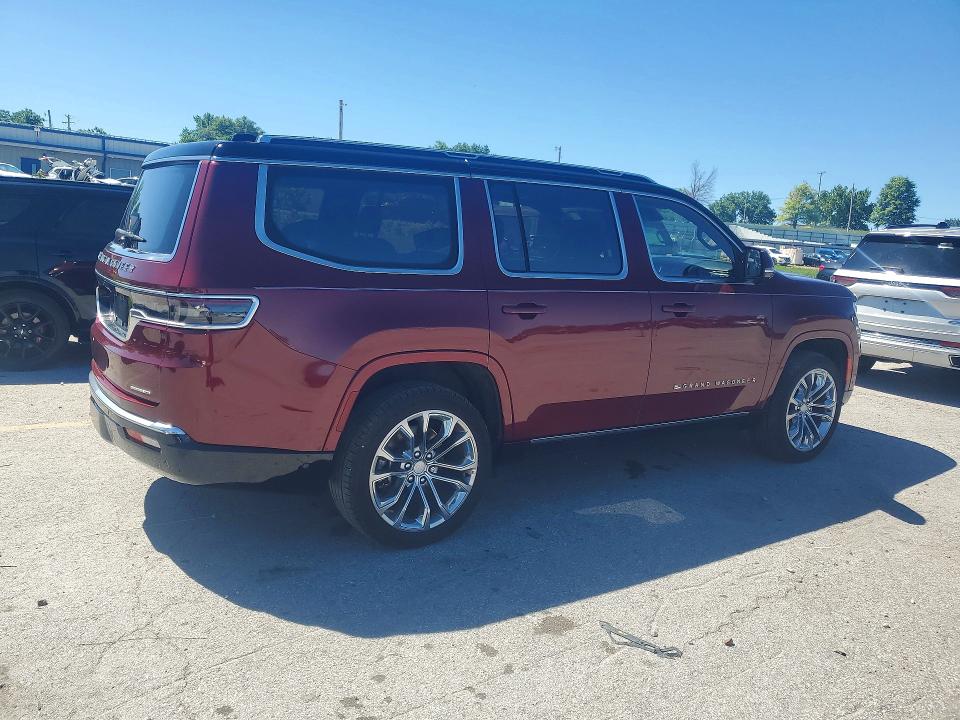 2022 Jeep Grand wagoneer VIN 1C4SJVFJXNS153399 COPART salvage auction — MINOR DENT/SCRATCHES, Mo - Certificate Of Title, sold $41,000 on 2026-07-02 (photo 3)