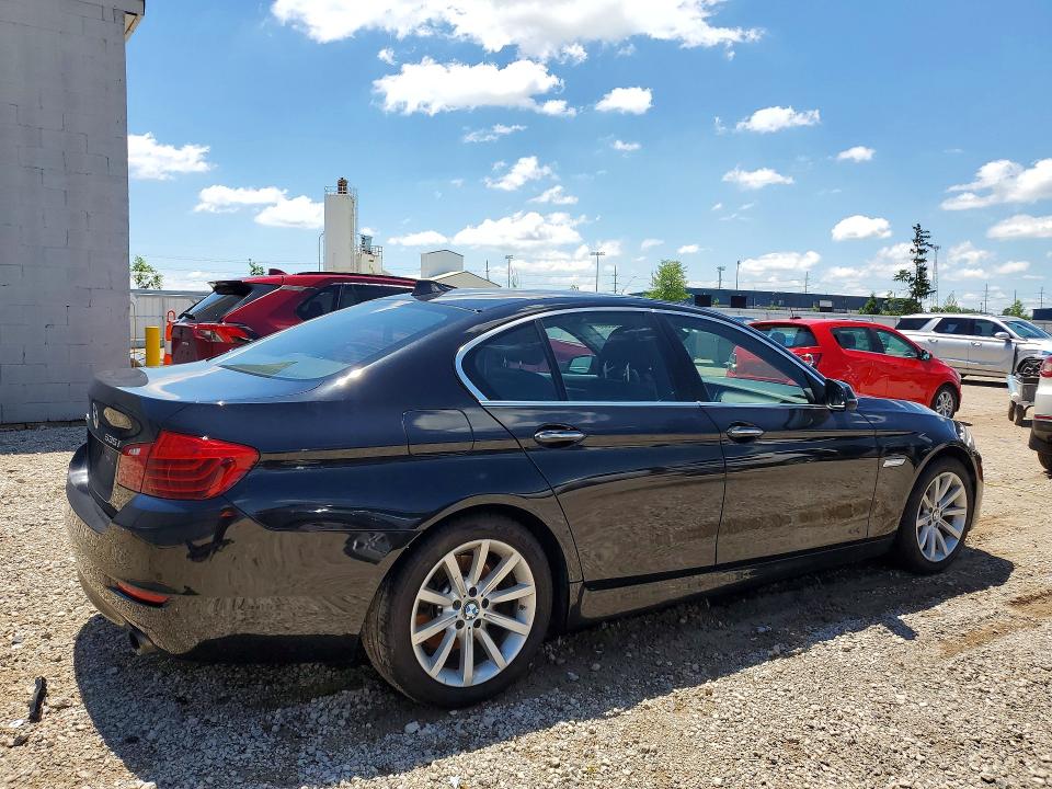 2015 BMW 5er VIN WBA5B3C54FD543729 COPART salvage auction — WATER/FLOOD, Ia - Cert Of Title-Salvage Title, sold $1,050 on 2026-07-22 (photo 3)