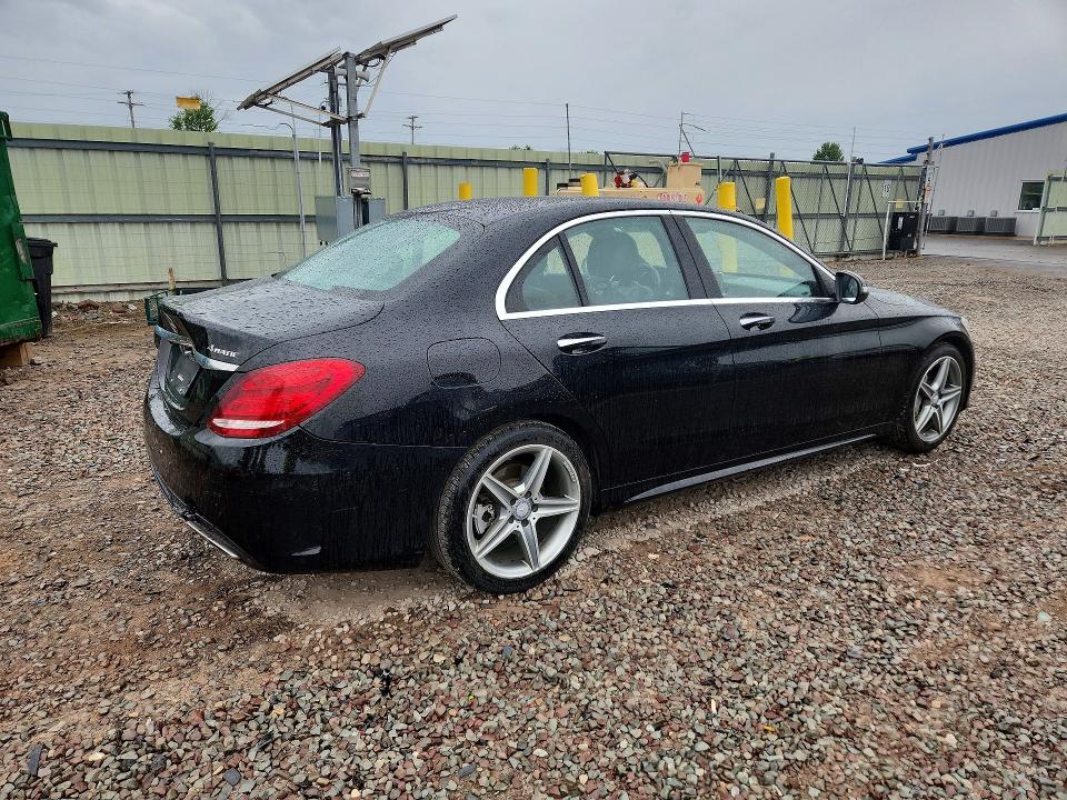 2016 Mercedes-benz C class VIN WDDWF4KB2GR143865 COPART salvage auction — REAR END, NY - MV-907A SALVAGE CERTIFICATE, sold $5,600 on 2026-07-13 (photo 3)
