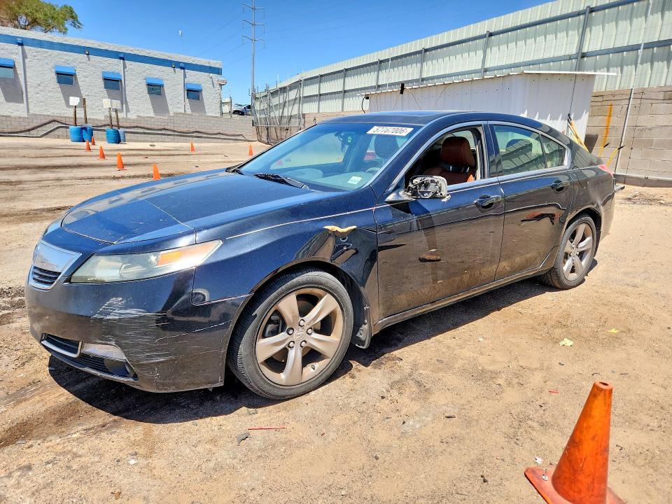 2012 Acura Tl VIN 19UUA9F50CA000411 COPART salvage auction — SIDE, Nm - Cert Of Title-Salvage, sold $1,000 on 2026-08-03 (photo 1)