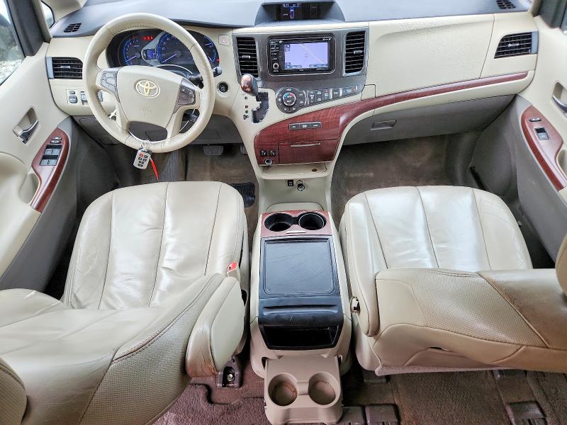 2012 Toyota Sienna VIN 5TDYK3DC6CS253005 COPART salvage auction — SIDE, Md - Cert Of Salvage > 75% Damage, sold $5,200 on 2026-07-14 (photo 8)
