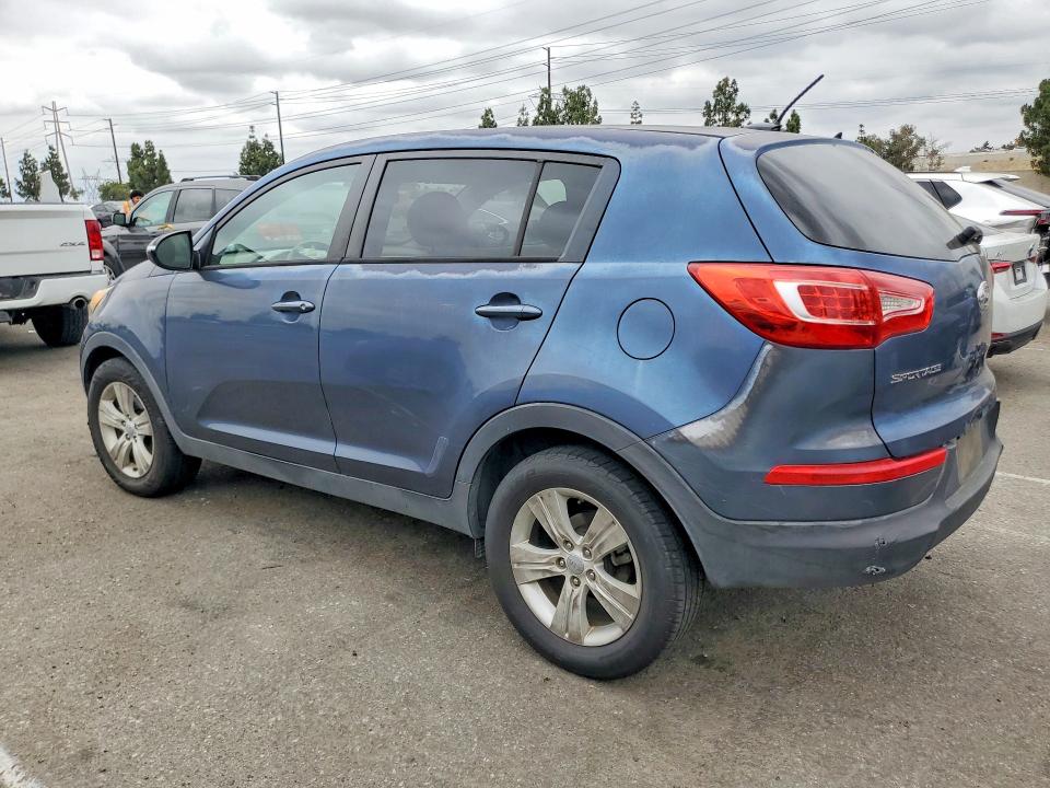 2013 Kia Sportage VIN KNDPB3A20D7521050 COPART salvage auction — MINOR DENT/SCRATCHES, Ca - Dis/Dlr/Exp Only Clean Title, sold $1,950 on 2026-07-09 (photo 2)