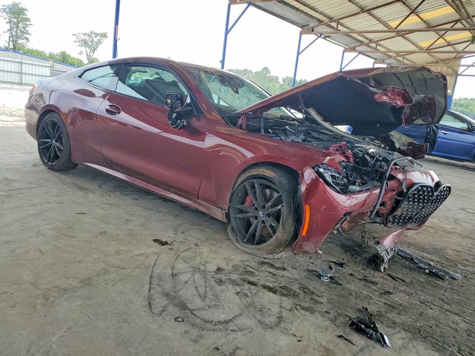 2022 BMW M4 VIN WBA83AP02NCH72317 COPART salvage auction — FRONT END, Ga - Cert Of Title-Salvage, sold $300 on 2026-07-30 (photo 4)