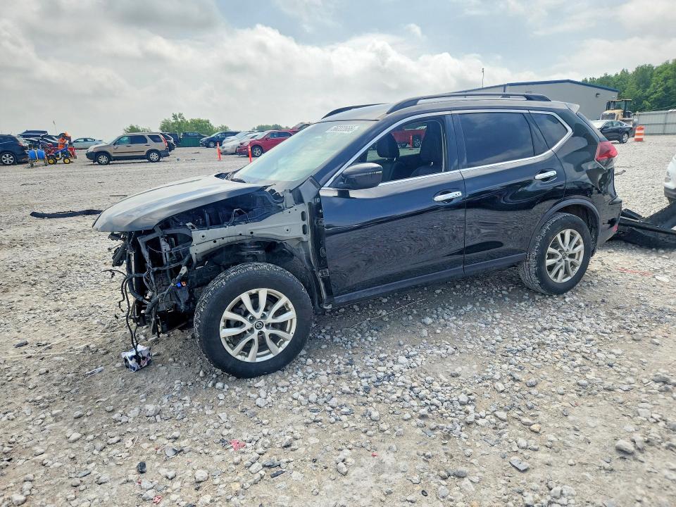 2019 Nissan Rogue VIN KNMAT2MV4KP537543 COPART salvage auction — FRONT END, Mi - Certificate Of Title, sold $1,900 on 2026-07-09 (photo 1)