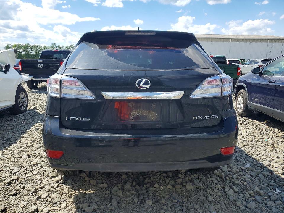 2010 Lexus Rx 450h VIN JTJBC1BA9A2004336 COPART salvage auction — MINOR DENT/SCRATCHES, Nj - Cert Of Title-Salvage, sold $1,900 on 2026-07-29 (photo 6)