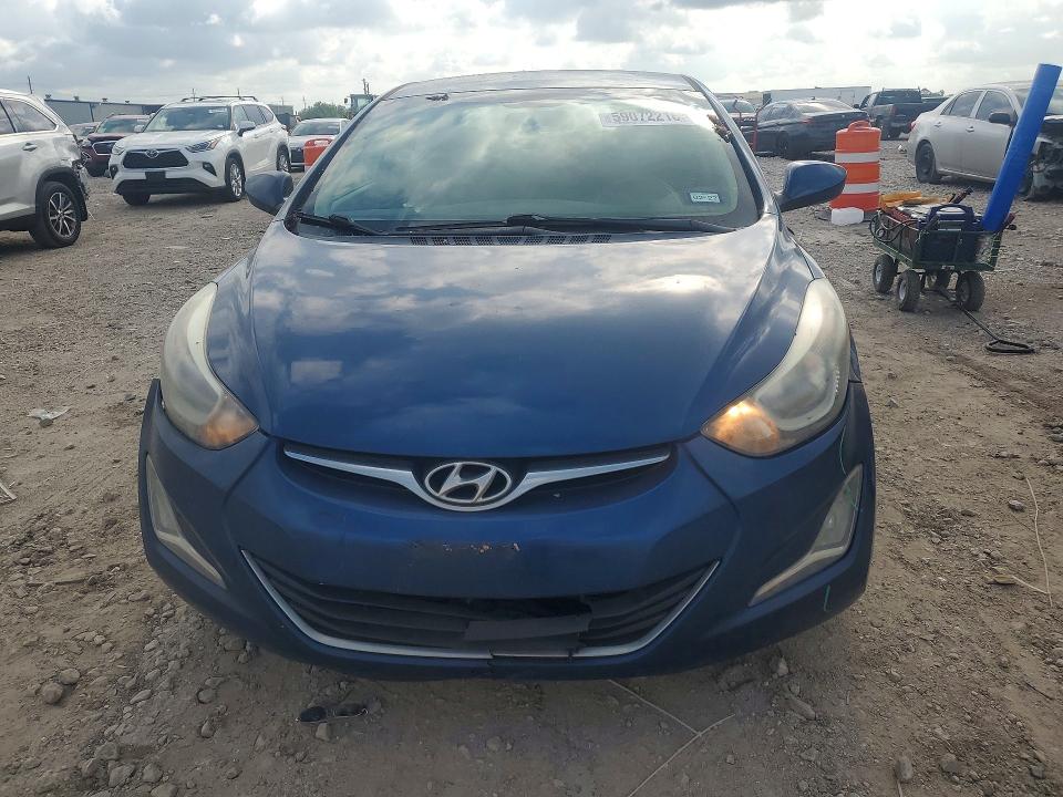 2015 Hyundai Elantra VIN KMHDH4AE2FU311440 COPART salvage auction — SIDE, TX - SALVAGE VEHICLE TITLE, sold $1,500 on 2026-07-27 (photo 5)