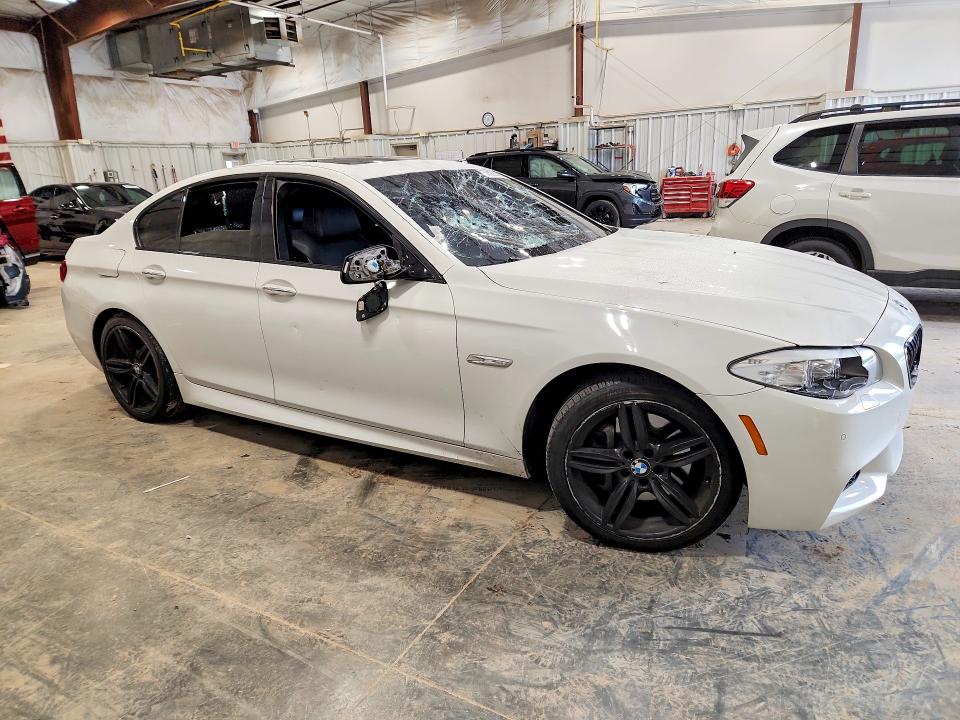 2012 BMW 5er VIN WBAFU7C52CDU65680 COPART salvage auction — VANDALISM, Wi - Junked Vehicle Bill Of Sale, sold $600 on 2026-07-08 (photo 4)