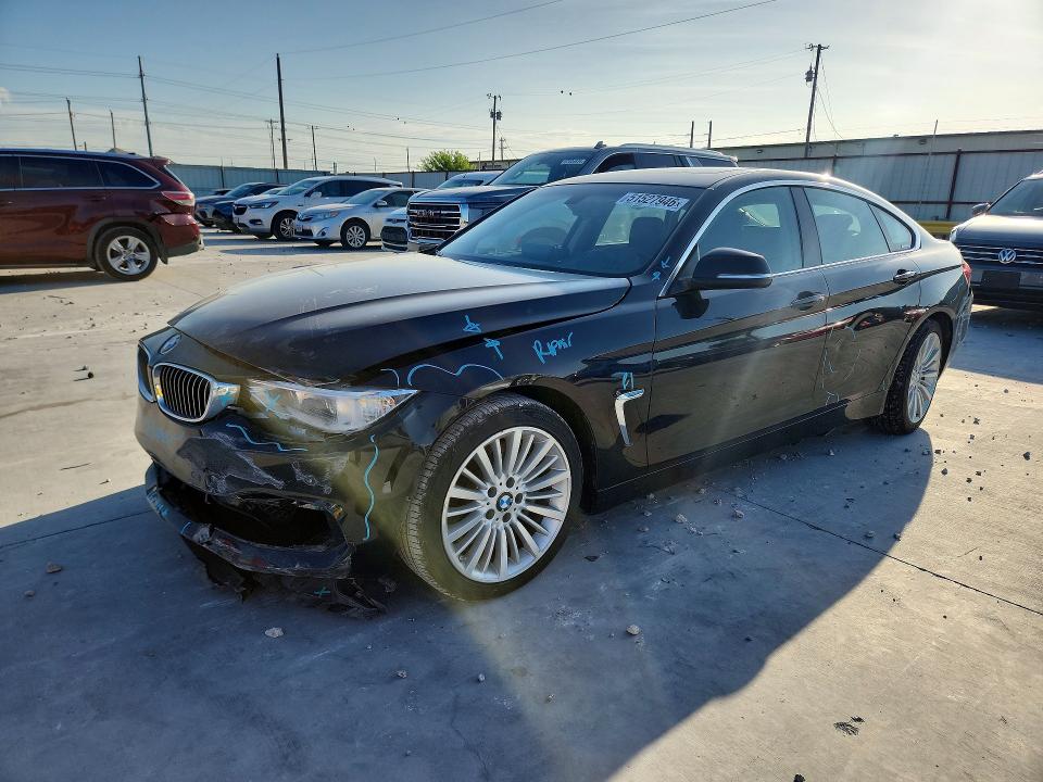 2015 BMW 4er VIN WBA4B1C52FG241306 COPART salvage auction — FRONT END, Tx - Salvage Vehicle Title, sold $2,900 on 2026-08-11 (photo 1)