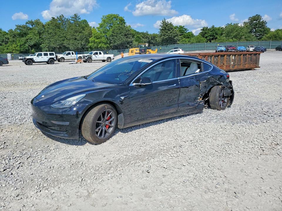 2018 Tesla VIN 5YJ3E1EB5JF097004 COPART salvage auction — SIDE, Tn - Salvage Certificate, sold $175 on 2026-07-21 (photo 1)