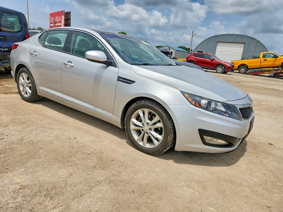 2012 Kia Optima VIN 5XXGN4A70CG022652 COPART salvage auction — FRONT END, Ks - Cert Of Title-Salvage, sold $950 on 2026-07-22 (photo 4)