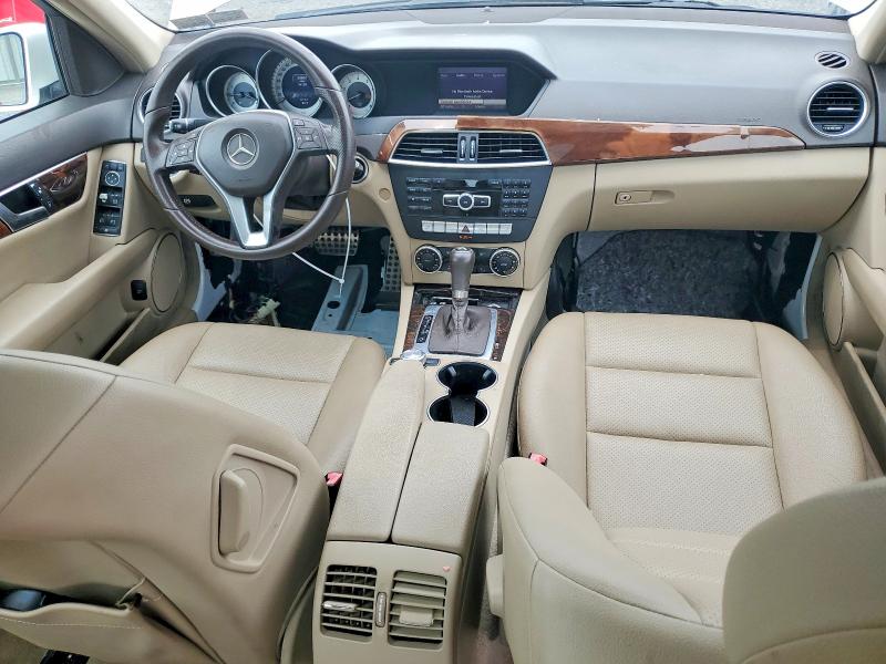 2014 Mercedes-benz VIN WDDGF8AB9EA934323 COPART salvage auction — WATER/FLOOD, Pa - Cert Of Salvage-W=Flood Veh, sold $1,100 on 2026-07-14 (photo 8)