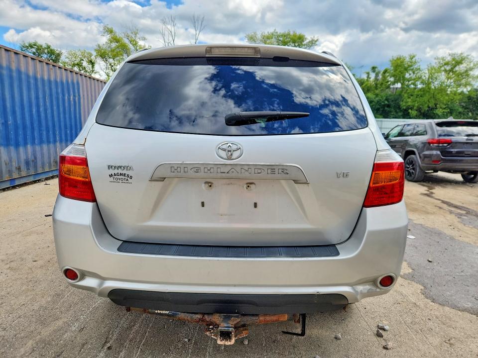 2008 Toyota Highlander VIN JTEDS41A882022124 COPART salvage auction — FRONT END, TN - SALVAGE CERTIFICATE, sold $1,000 on 2026-07-20 (photo 6)