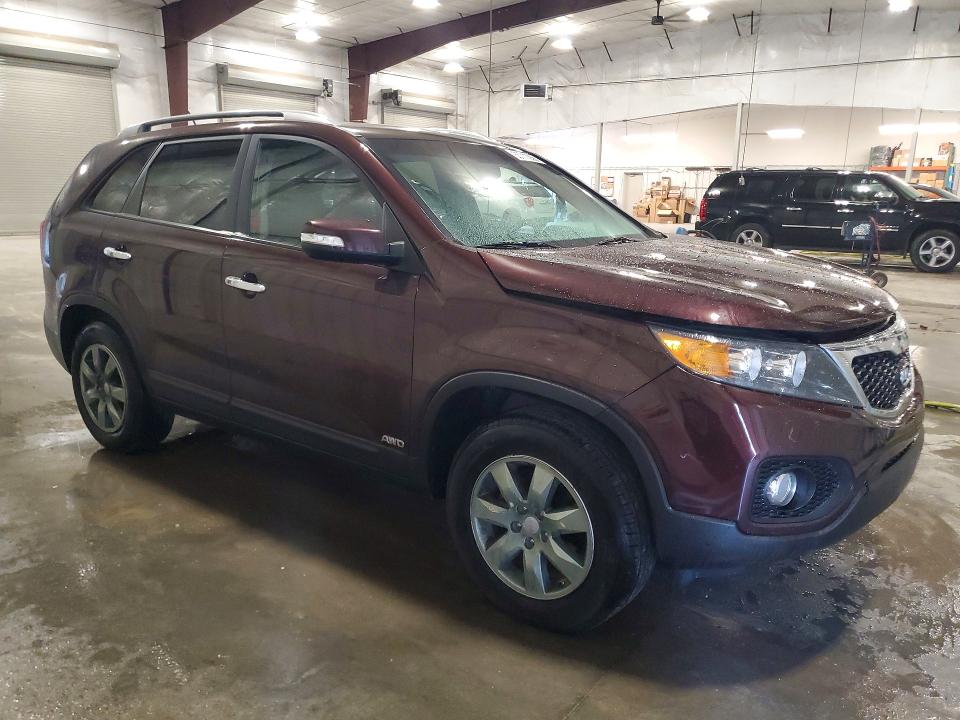 2012 Kia Sorento VIN 5XYKTCA68CG243042 COPART salvage auction — FRONT END, Mn - Cert Of Title-Prior Salvage, sold $775 on 2026-07-06 (photo 4)