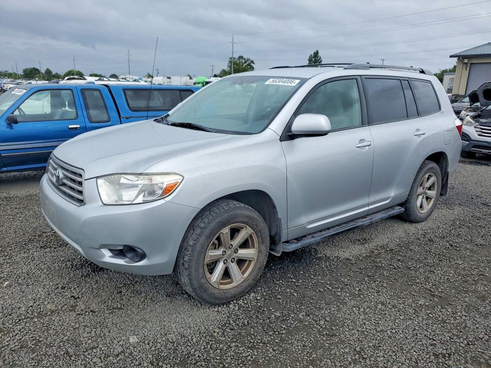 2008 Toyota Highlander VIN JTEES41A782013841 COPART salvage auction — FRONT END, Or - Certificate Of Title, sold $3,700 on 2026-07-07 (photo 1)