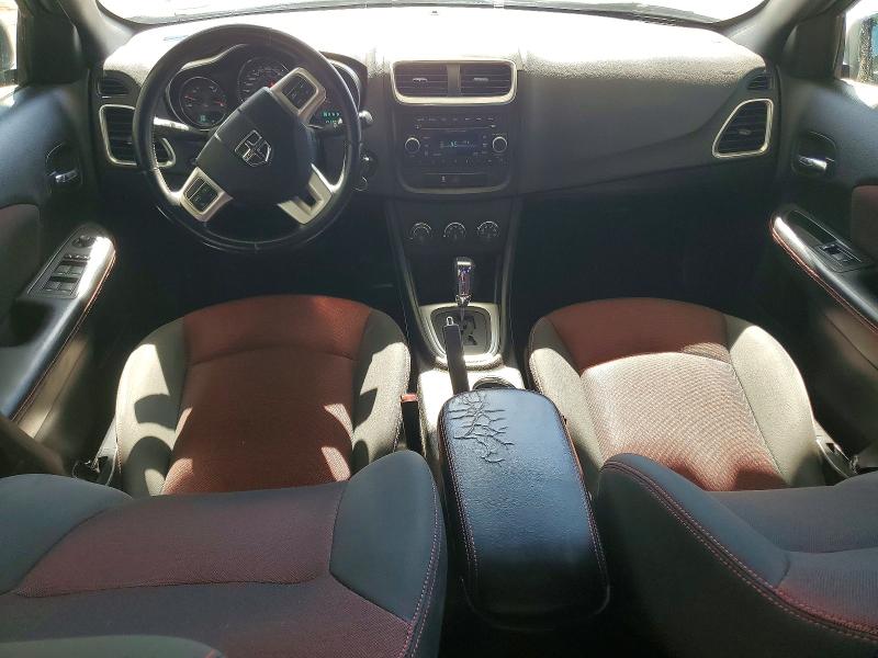 2012 Dodge Avenger VIN 1C3CDZEG2CN121202 COPART salvage auction — FRONT END, Tx - Certificate Of Title, sold $850 on 2026-07-10 (photo 8)