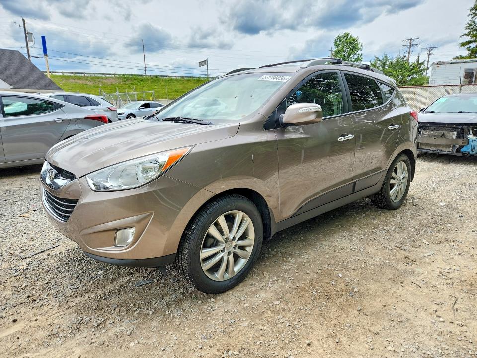 2013 Hyundai Tucson VIN KM8JUCAC3DU621147 COPART salvage auction — MECHANICAL, Oh - Certificate Of Title, sold $1,700 on 2026-07-29 (photo 1)