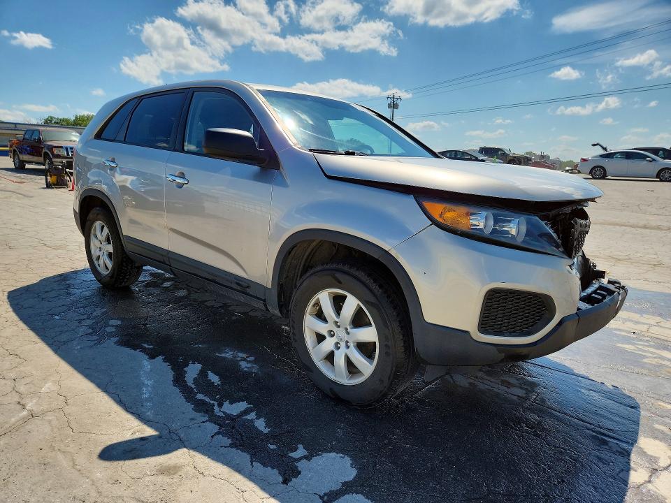 2013 Kia Sorento VIN 5XYKT3A1XDG378626 COPART salvage auction — FRONT END, Tn - Salvage Certificate, sold $1,400 on 2026-07-27 (photo 4)