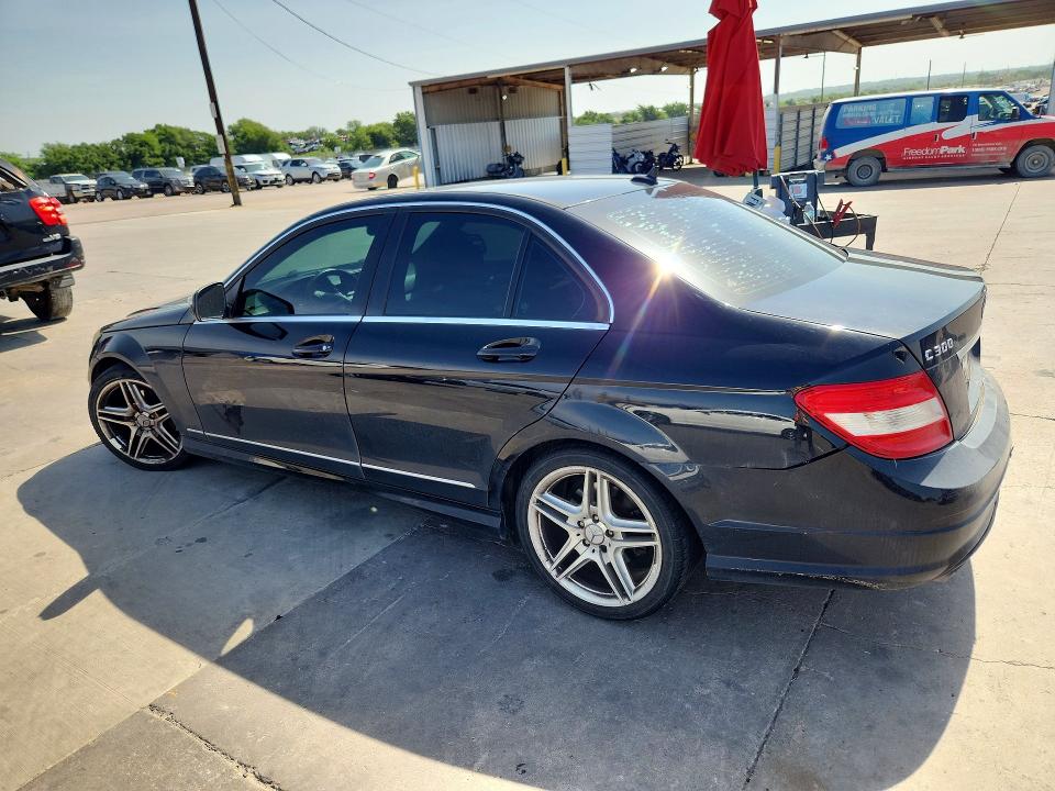 2009 Mercedes-benz C class VIN WDDGF54XX9F220909 COPART salvage auction — REAR END, TX - SALVAGE VEHICLE TITLE, sold $750 on 2026-07-20 (photo 2)