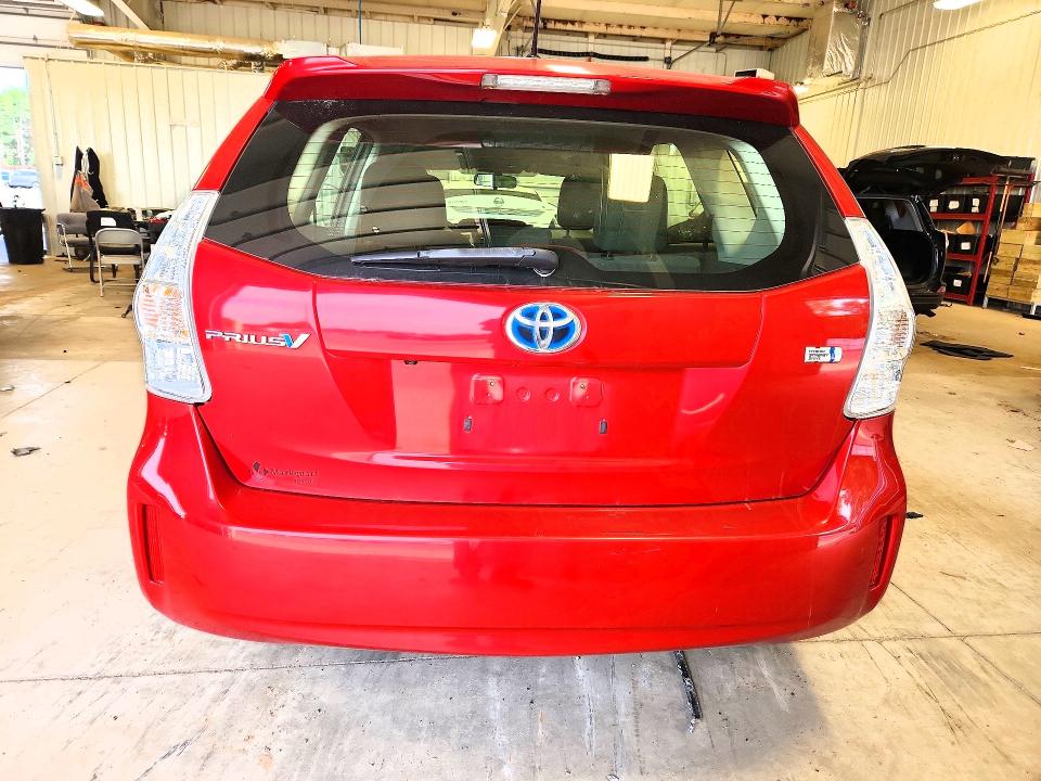 2014 Toyota Prius v VIN JTDZN3EU3EJ014255 COPART salvage auction — FRONT END, Mn - Cert Of Title-Prior Salvage, sold $1,300 on 2026-07-16 (photo 6)