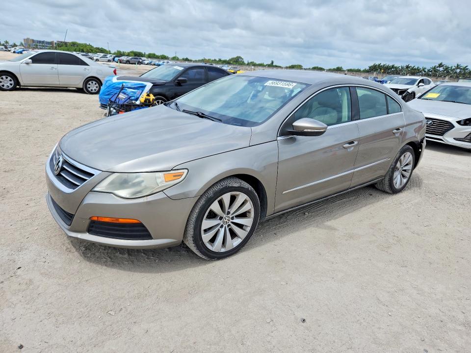 2012 Volkswagen Passat cc VIN WVWMN7ANXCE515391 COPART salvage auction — REAR END, Salvage Title, sold $325 on 2026-08-18 (photo 1)