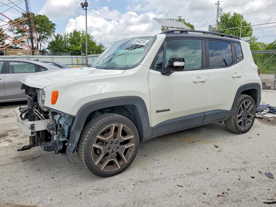 2019 Jeep Renegade VIN ZACNJBD12KPK10000 COPART salvage auction — FRONT END, ID - SALVAGE CERTIFICATE OF TITLE, sold $3,100 on 2026-08-03 (photo 1)