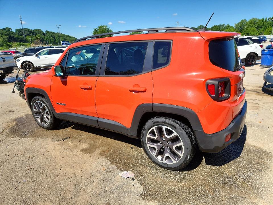 2016 Jeep Renegade VIN ZACCJABT1GPC60998 COPART salvage auction — WATER/FLOOD, Ky - Cert Of Title-Salvage Water, sold $1,700 on 2026-08-20 (photo 2)