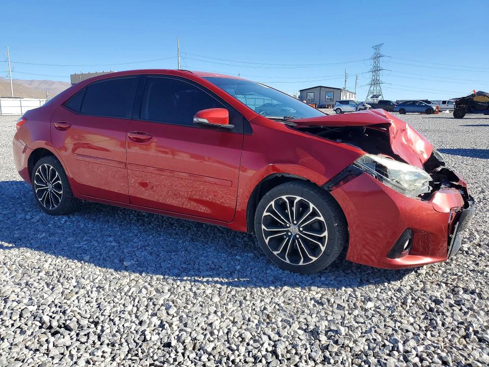 2014 Toyota Corolla VIN 5YFBURHEXEP121777 COPART salvage auction — FRONT END, Nv - Salvage Title, sold $2,450 on 2026-07-22 (photo 4)