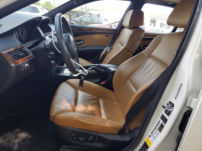 2010 BMW 5 series VIN WBANU5C55AC125071 COPART salvage auction — FRONT END, Md - Cert Of Salvage > 75% Damage, sold $375 on 2026-07-07 (photo 7)