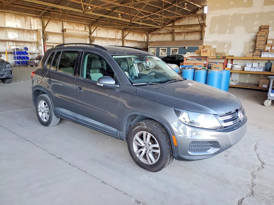 2016 Volkswagen Tiguan VIN WVGAV7AX1GW603004 COPART salvage auction — REAR END, Az - Cert Of Title - Salvage, sold $2,200 on 2026-07-27 (photo 4)