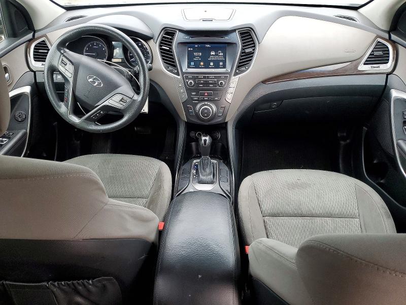 2018 Hyundai Santa fe VIN KM8SM4HF5JU269758 COPART salvage auction — FRONT END, Ca - Salvage Certificate, sold $1,650 on 2026-07-31 (photo 8)