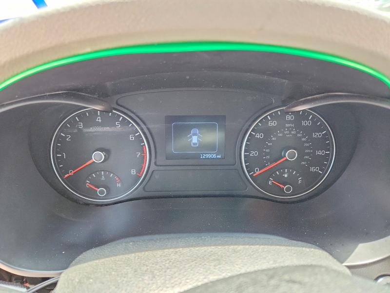 2018 Kia Optima VIN 5XXGU4L31JG204368 COPART salvage auction — FRONT END, TX - SALVAGE VEHICLE TITLE (P), sold $150 on 2026-07-23 (photo 9)