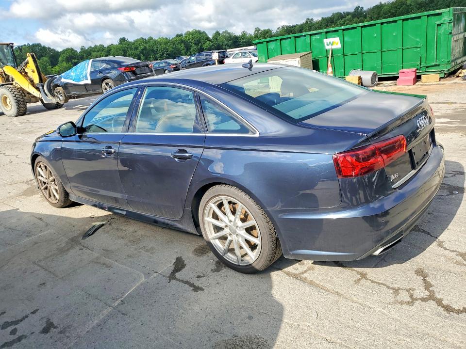 2018 Audi A6 VIN WAUG8AFC0JN056620 COPART salvage auction — FRONT END, Pa - Certificate Of Salvage, sold $7,000 on 2026-07-16 (photo 2)