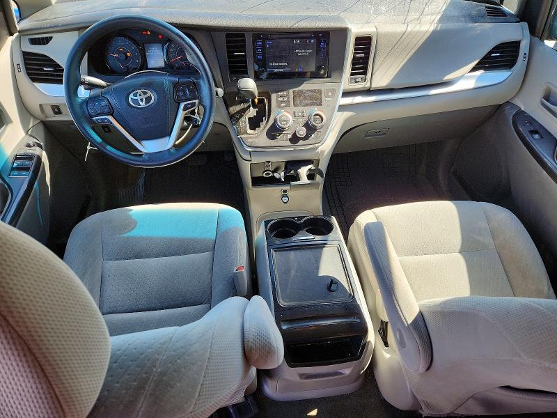 2017 Toyota Sienna VIN 5TDJZ3DC8HS178134 COPART salvage auction — FRONT END, OR - SALVAGE TITLE CERTIFICATE, sold $4,600 on 2026-07-27 (photo 8)
