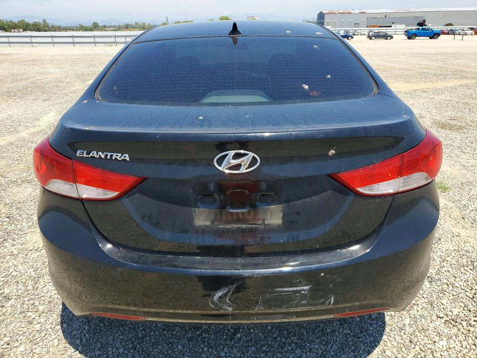 2012 Hyundai VIN KMHDH4AEXCU213610 COPART salvage auction — FRONT END, Ca - Salvage Certificate, sold $1,200 on 2026-07-24 (photo 6)