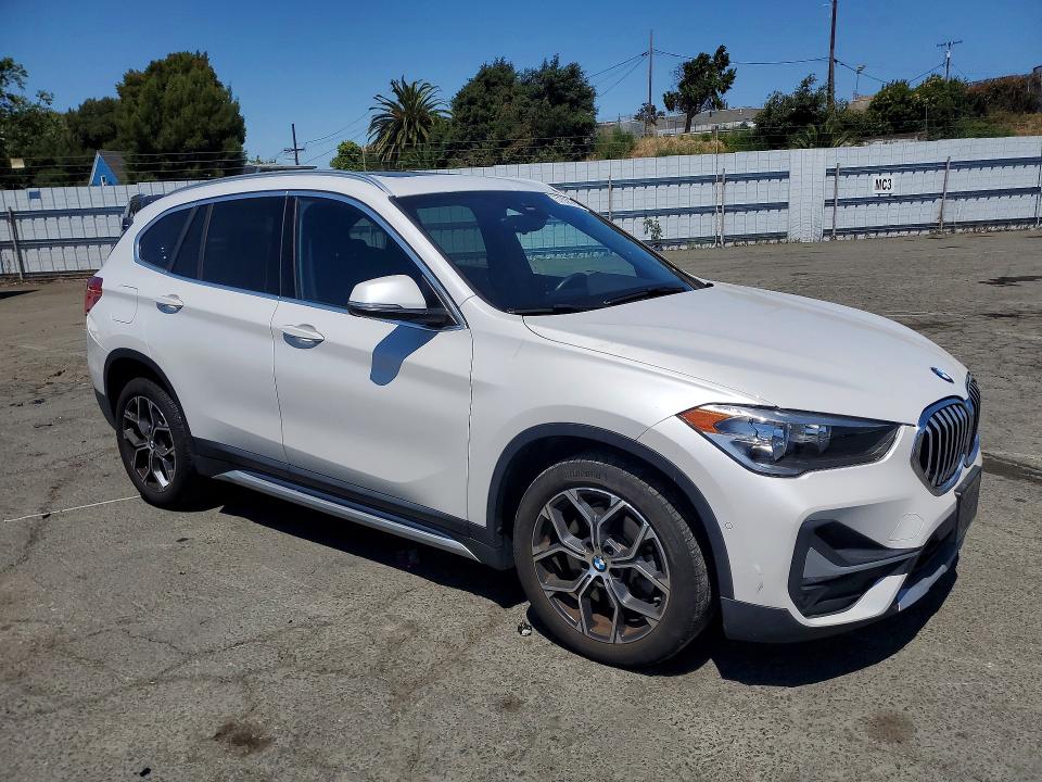 2020 BMW X1 VIN WBXJG7C00L5R57128 COPART salvage auction — FRONT END, Ca - Salvage Certificate, sold $8,700 on 2026-07-31 (photo 4)