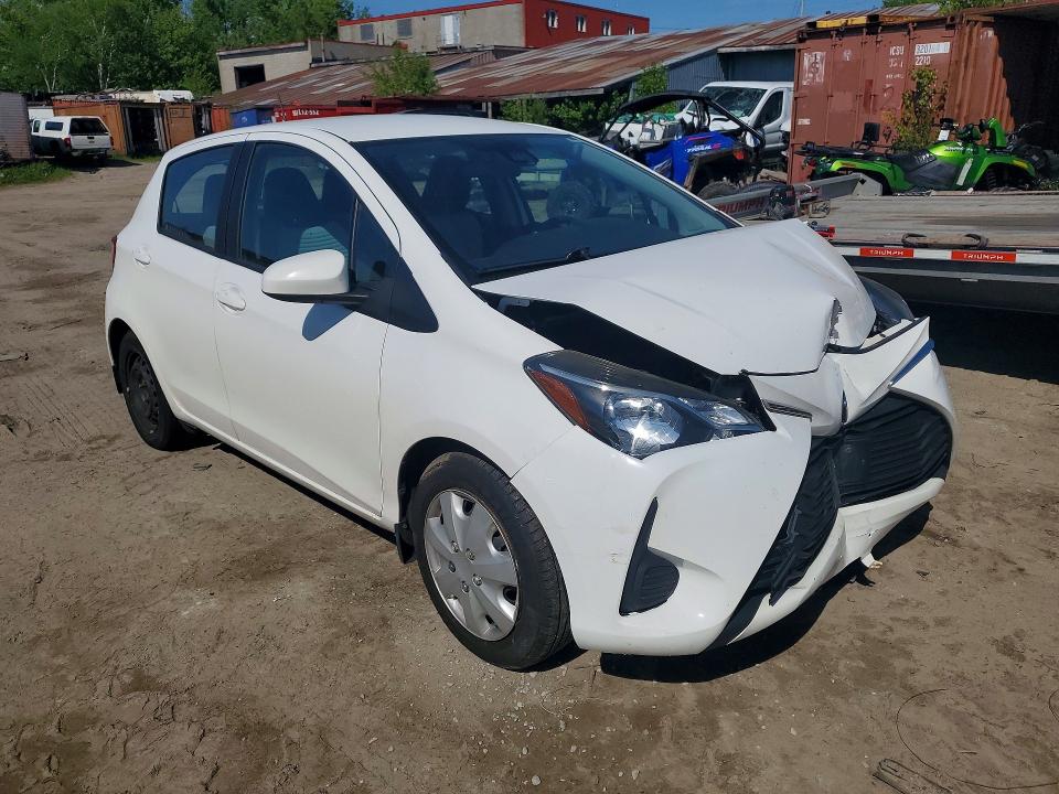 2018 Toyota Yaris VIN VNKKTUD32JA088032 COPART salvage auction — FRONT END, ON - PERMIT SALVAGE, sold $2,000 on 2026-07-09 (photo 4)
