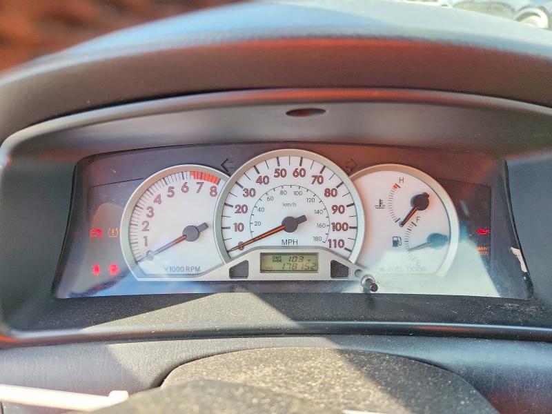 2008 Toyota Corolla VIN 1NXBR32E58Z939203 COPART salvage auction — FRONT END, Ca - Salvage Certificate, sold $625 on 2026-07-02 (photo 9)