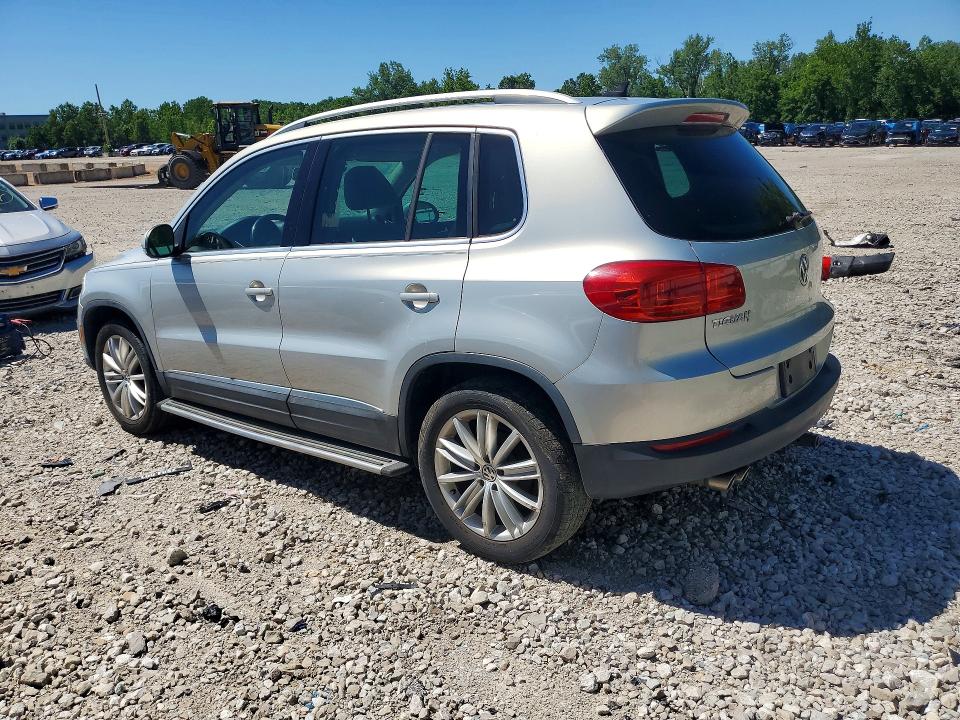 2014 Volkswagen Tiguan VIN WVGBV3AX9EW535822 COPART salvage auction — DAMAGE HISTORY, Mo - Certificate Of Title (P), sold $1,350 on 2026-07-10 (photo 2)
