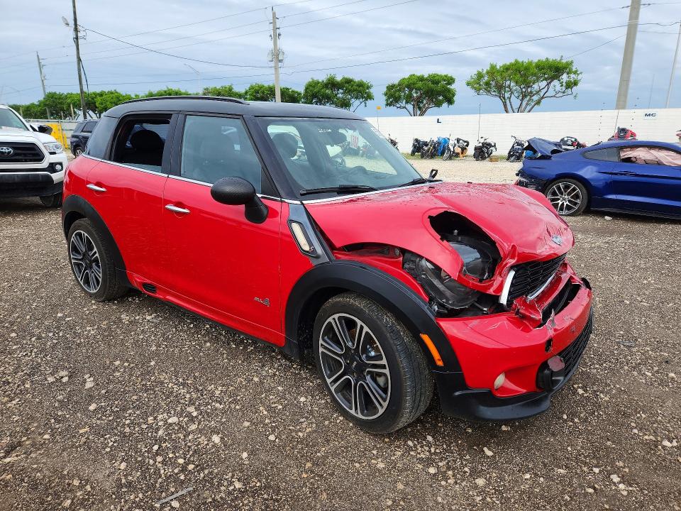 2014 Mini Cooper VIN WMWZC5C50EWP37977 COPART salvage auction — FRONT END, Fl - Cert Of Title Slvg Rebuildable, sold $1,400 on 2026-07-20 (photo 4)