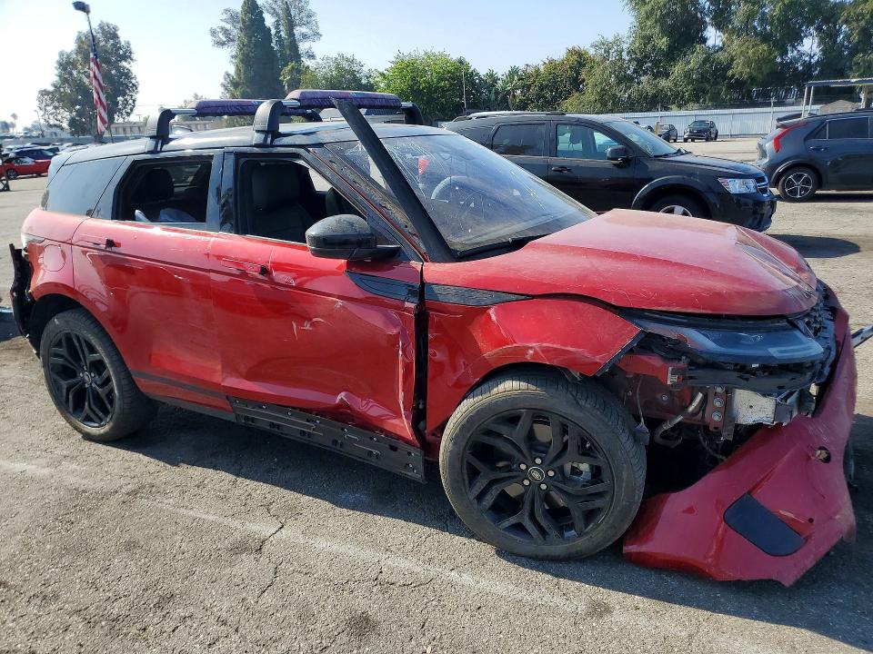 2020 Land rover VIN SALZP2FX1LH062413 COPART salvage auction — FRONT END, Ca - Salvage Certificate, sold $4,050 on 2026-07-28 (photo 4)
