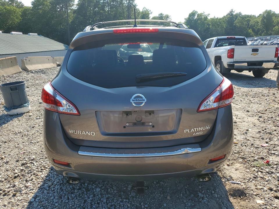 2012 Nissan Murano VIN JN8AZ1MW1CW219666 COPART salvage auction — FRONT END, MA - CERT OF TITLE-RECONSTRCTD COLL, sold $375 on 2026-07-22 (photo 6)