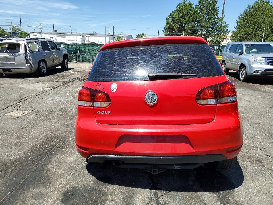 2010 Volkswagen Golf VIN WVWDB7AJ7AW090256 COPART salvage auction — FRONT END, CO - PUBLIC - SALVAGE TITLE (P), sold $275 on 2026-07-23 (photo 6)
