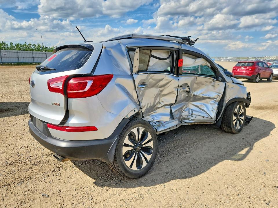2011 Kia Sportage VIN KNDPCCA67B7166262 COPART salvage auction — SIDE, Ab - Bos - Salvage, sold $725 on 2026-07-16 (photo 3)