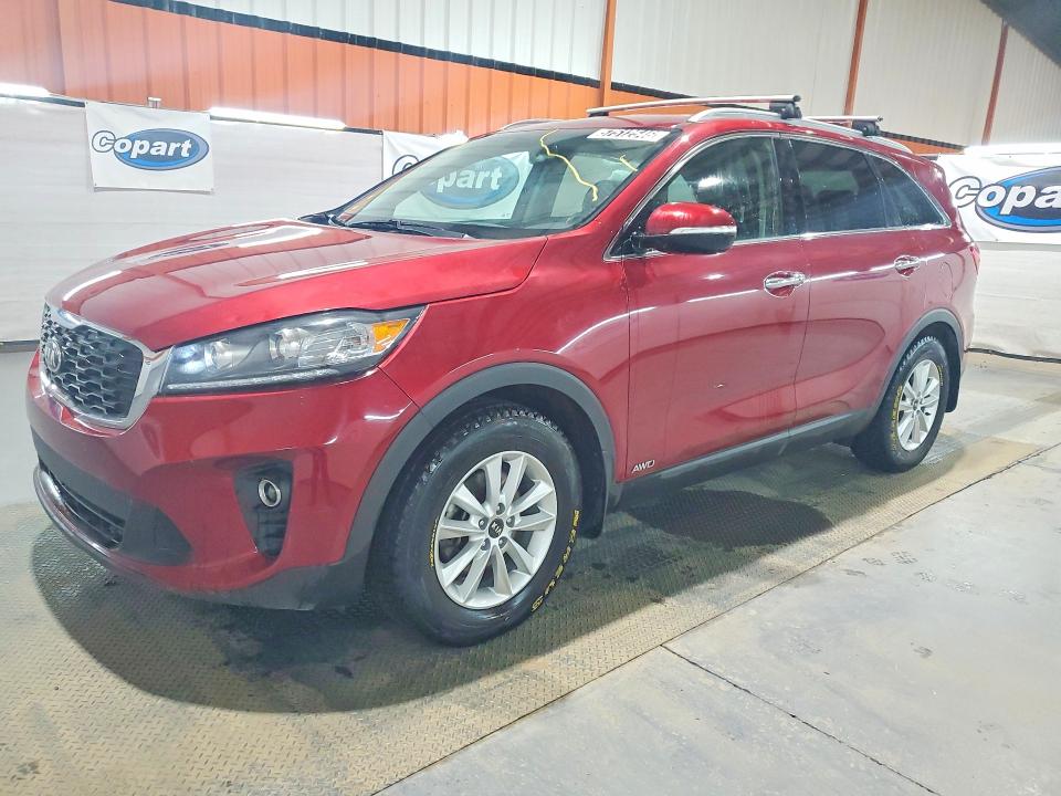 2019 Kia Sorento VIN 5XYPGDA59KG495176 COPART salvage auction — NORMAL WEAR, Ab - Bos - Active, sold $10,200 on 2026-07-22 (photo 1)